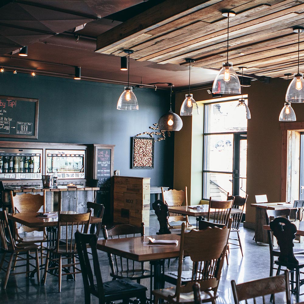 Milwaukee wine bar interior